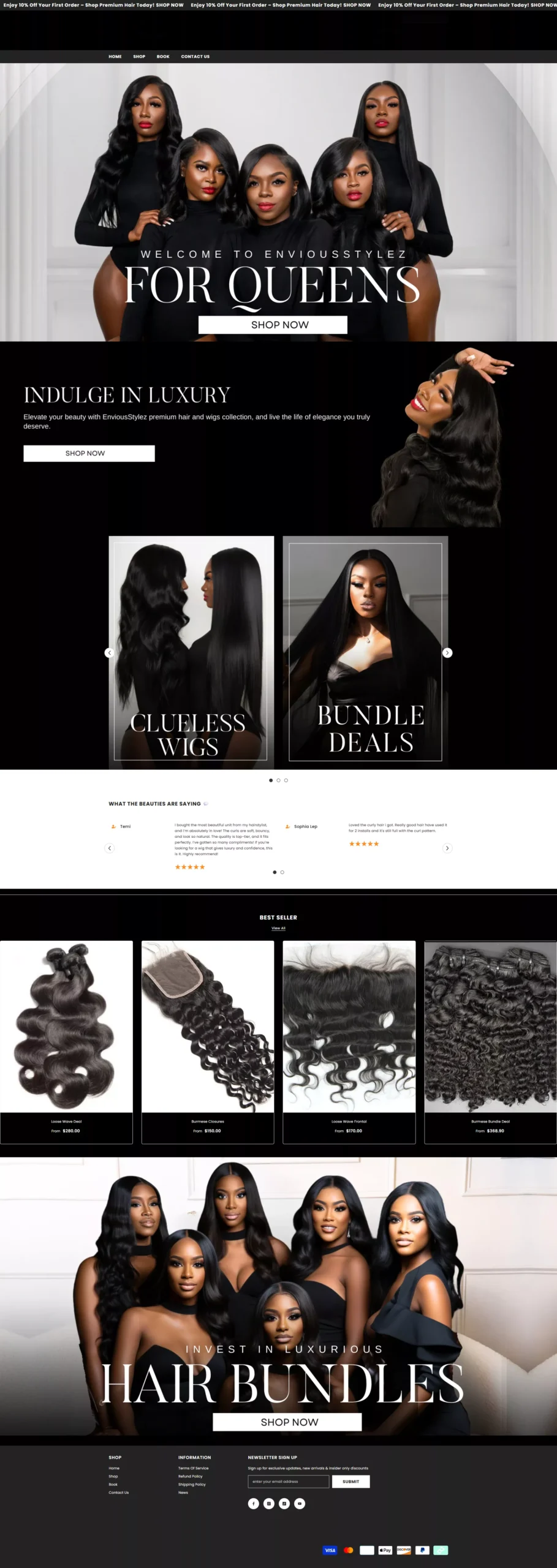 ENVIOUSSTYLEZ LLC